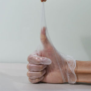 Guantes de vinilo sin polvo