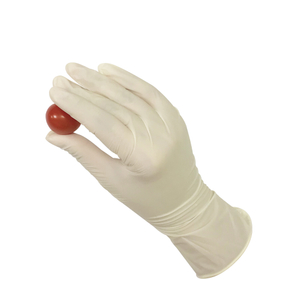 Caja de guantes de látex aptos para alimentos desechables sin polvo grandes
