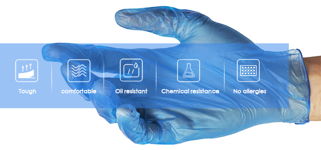 ¿Qué es el guante de vinilo?