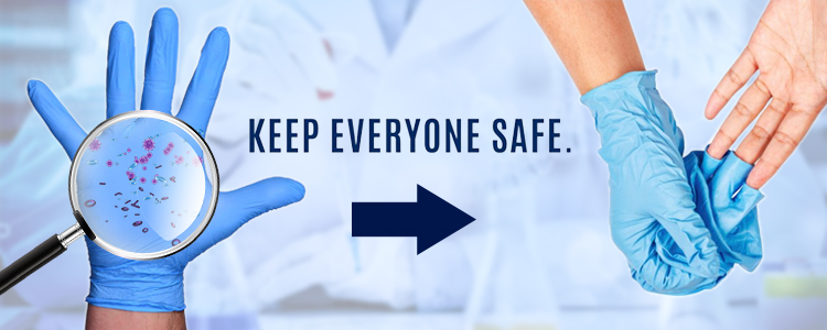 ¿Se pueden reutilizar guantes desechables?