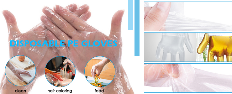 ¿Cuál es la diferencia entre los guantes de LDPE, HDPE, TPE, CPE