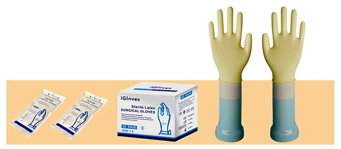 Guantes quirurgicos