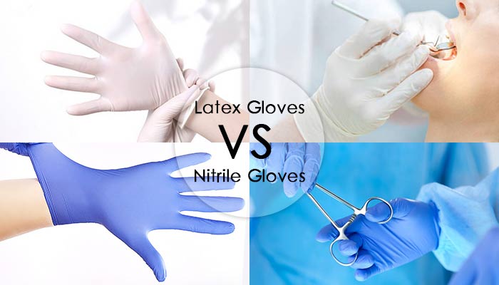 La diferencia entre guantes de látex y nitrilo