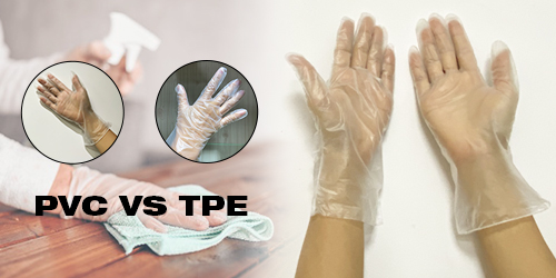 Guantes TPE: sustituto de los guantes de vinilo